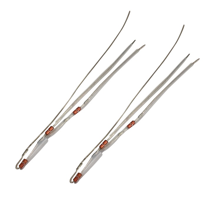 Barbecue forks glass encapsulated thermistor