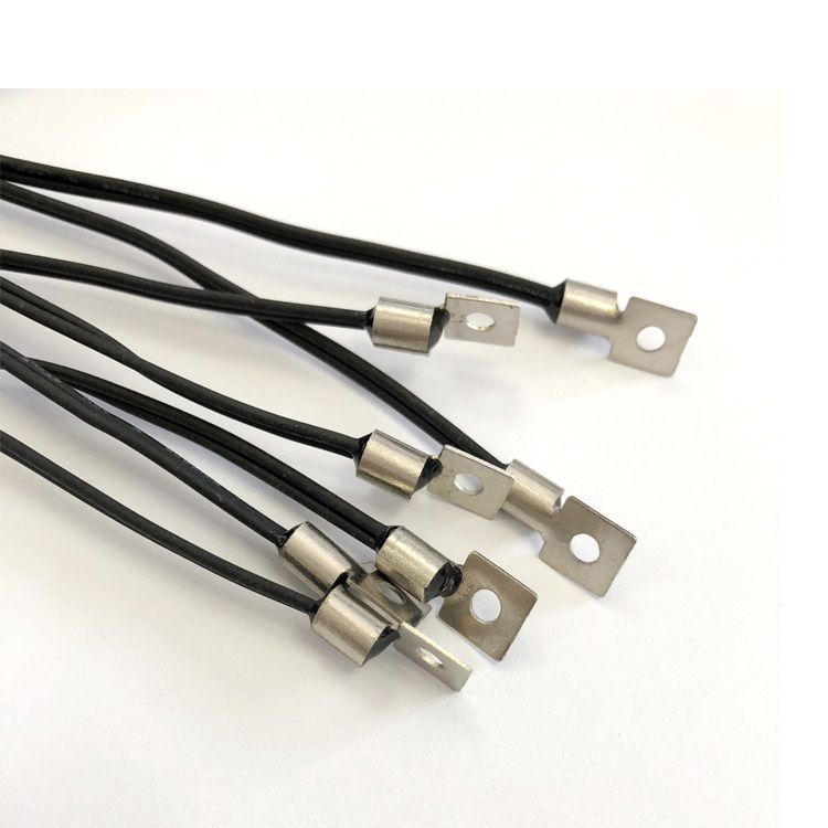 Ring head NTC temperature sensor for automobile BMS battery system