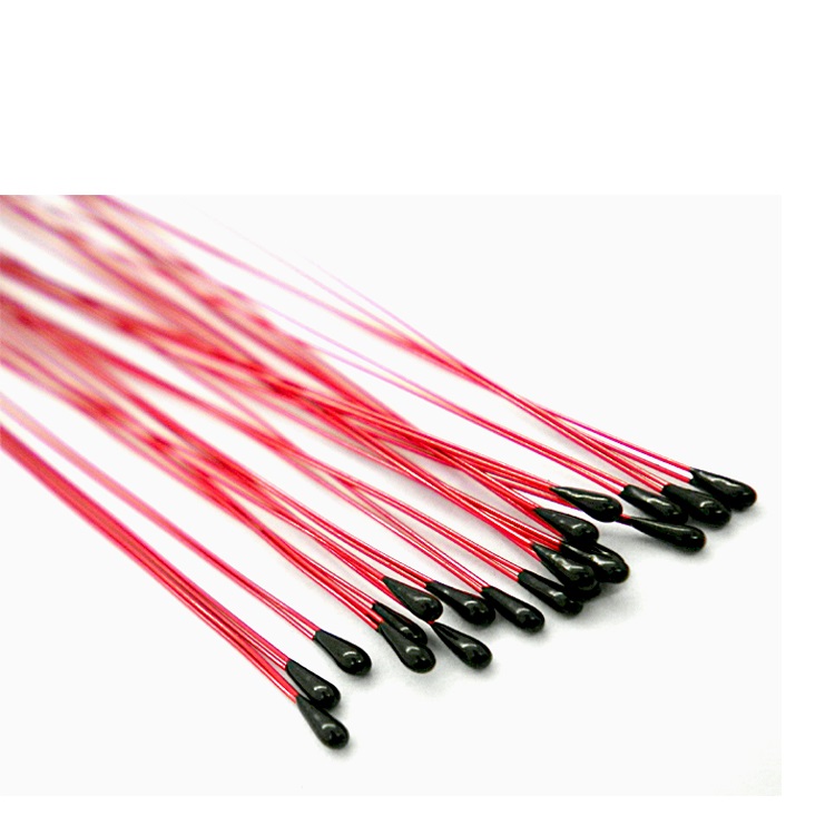 Microminiature varnished wire NTC thermistor